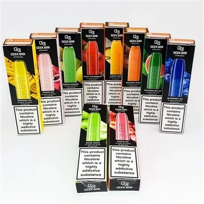 Peann vape cuidhteasach geekbar