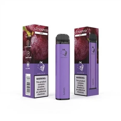 Gunnpod 2000 puffs cuidhteasach vape